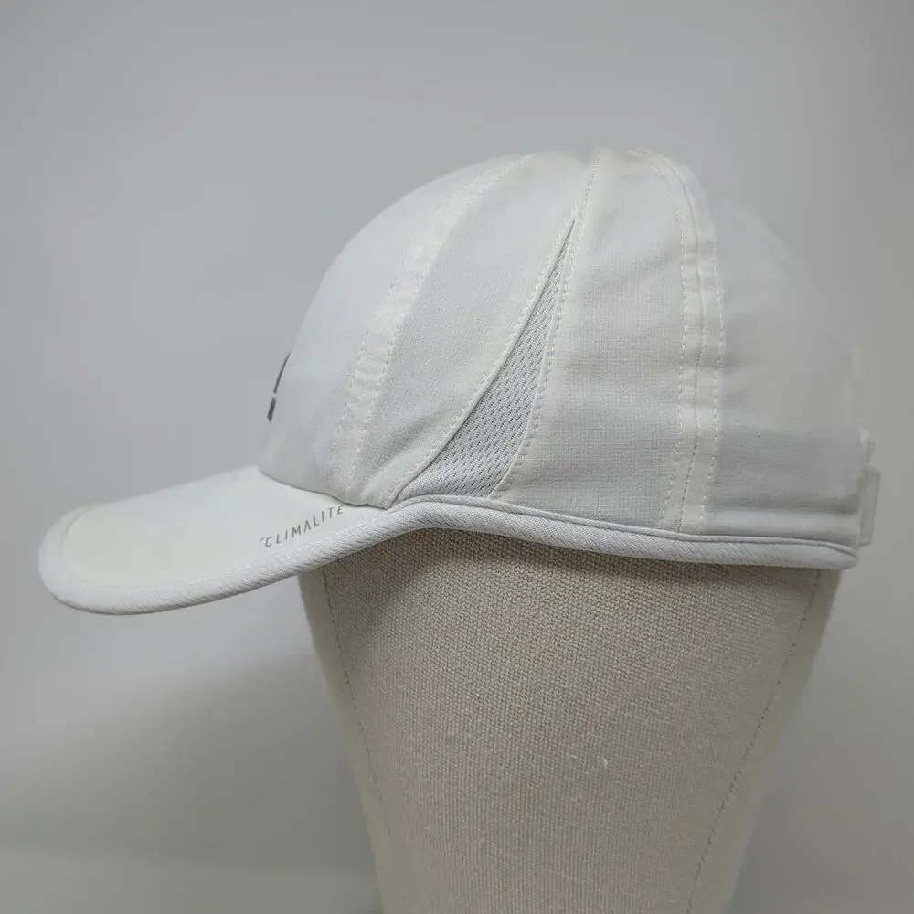 adidas Baseball Cap White One Size Climalite Mesh Performance Strapback Hat